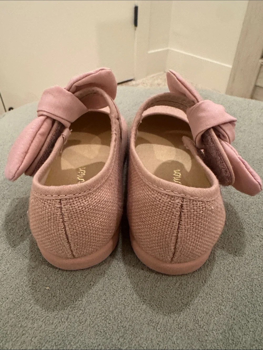 Girls Pink Bow Mary Jane Dress Shoes